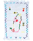 Tappeto berbero colorato - 212x140 cm