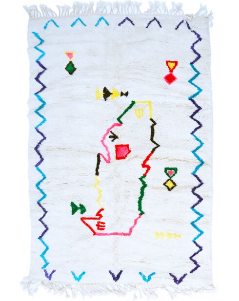 Tappeto berbero colorato - 212x140 cm