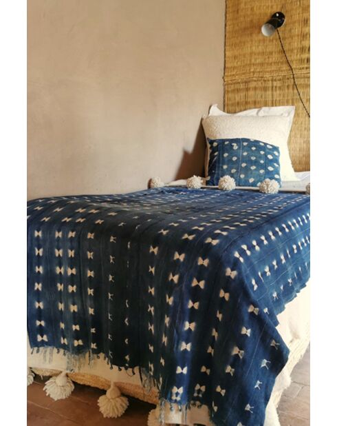 Tela bogolan en color índigo. Mali. 150x100 cm