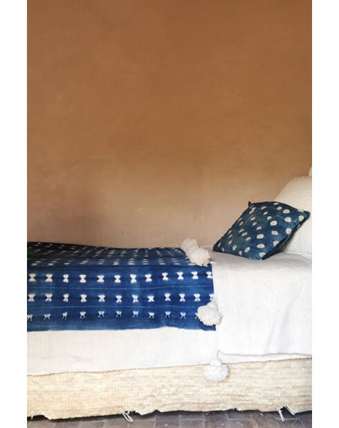 Tela bogolan en color índigo. Mali. 150x100 cm