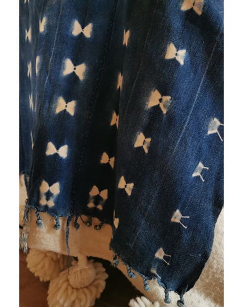 Tela bogolan en color índigo. Mali. 150x100 cm