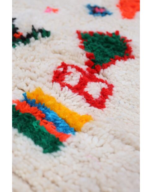 Bunter Berberteppich, 240 x 153 cm