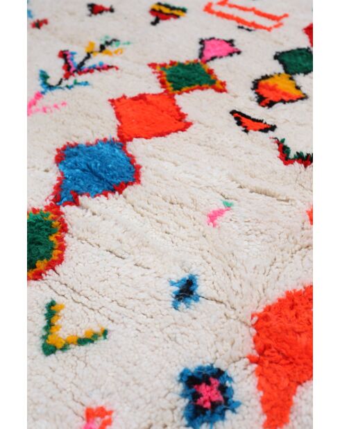 Bunter Berberteppich, 240 x 153 cm