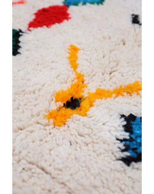 Bunter Berberteppich, 240 x 153 cm