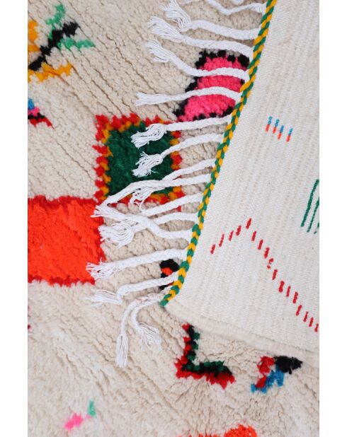 Bunter Berberteppich, 240 x 153 cm