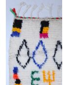 Tappeto berbero colorato - 157x98 cm