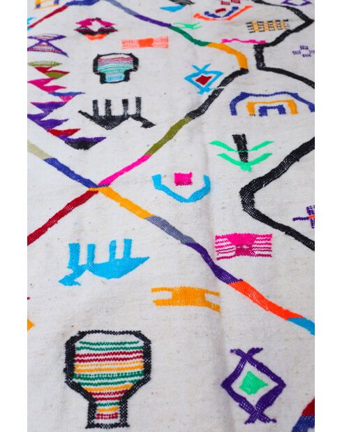 Kelim wollen vloerkleed - 243x141cm