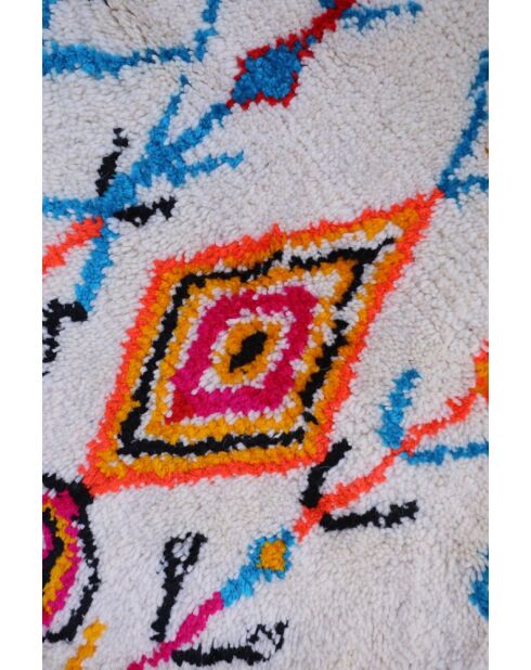 Bunter runder Berberteppich — 91 cm