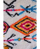 Bunter runder Berberteppich — 91 cm