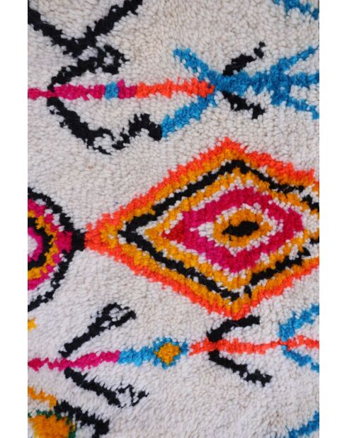 Bunter runder Berberteppich — 91 cm