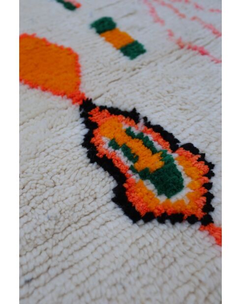 Bunter runder Berberteppich — 110 cm