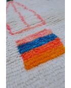 Bunter runder Berberteppich — 110 cm