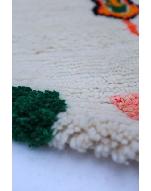 Bunter runder Berberteppich — 110 cm