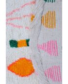 Bunter runder Berberteppich — 110 cm