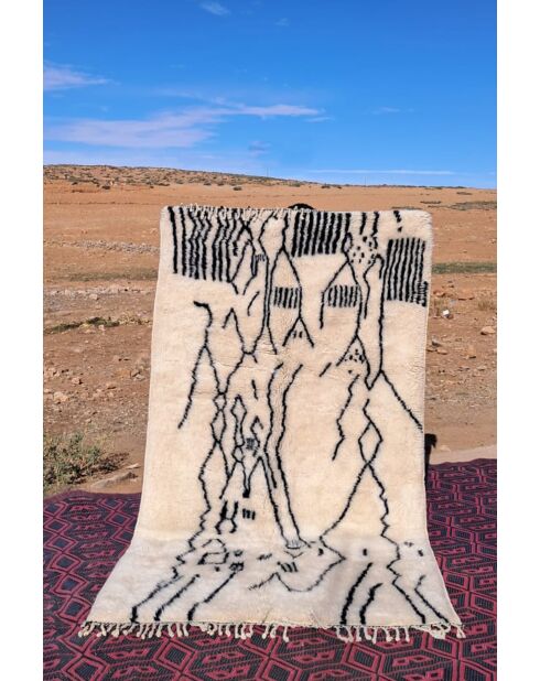 Beni Ouarain Teppich, 265 x 152 cm