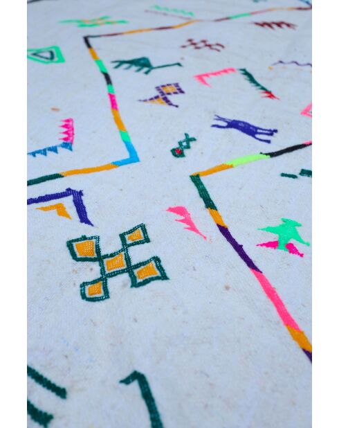 Tapis Kilim en laine - 242x156cm