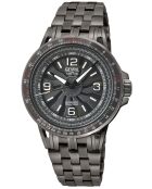 Wind Master automatisch donkergrijs stalen herenhorloge