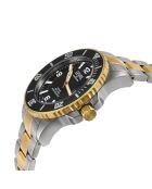 Canal Street automatisch zilver/goud stalen herenhorloge