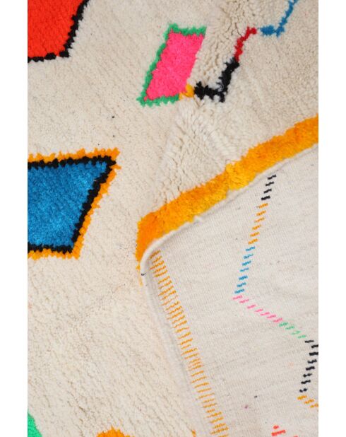 Tappeto berbero colorato - 247x146cm