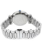 Berletta Quarzuhr für Damen aus Stahl und silbernen Diamanten