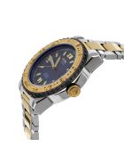 Seacloud Herren-Automatikuhr aus silber/goldenem Stahl