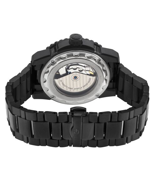 Montre Seacloud Homme automatique en acier noire