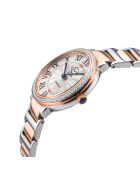 Montre Rome Femme quartz en Acier & diamants bicolore
