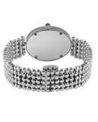 Piazza Navona Quarzuhr für Damen aus Stahl und silbernen Diamanten