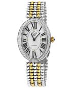 Montre quartz Femme Piazza Navona en Acier & diamants bicolore