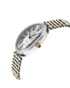 Montre quartz Femme Piazza Navona en Acier & diamants bicolore