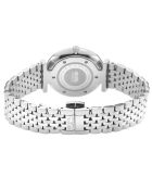 Orologio da donna in acciaio argentato e diamanti