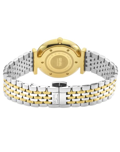 Montre Femme en acier & diamant bicolore