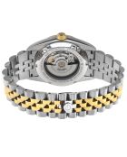 West Village automatisch zilver/goud stalen herenhorloge