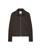 Veste Signature rétro en twill Marron Boue