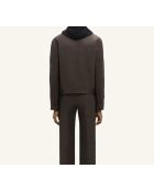 Veste Signature rétro en twill Marron Boue