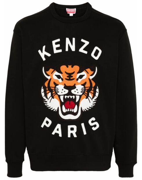Le Sweatshirt Lucky Tiger Noir
