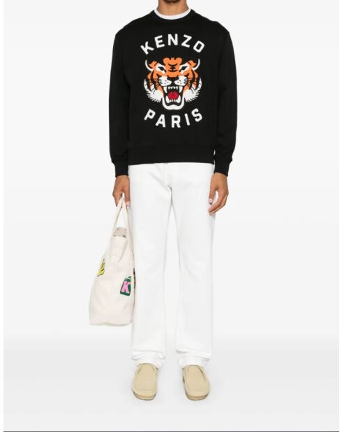 Le Sweatshirt Lucky Tiger Noir