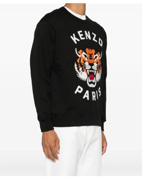 Le Sweatshirt Lucky Tiger Noir
