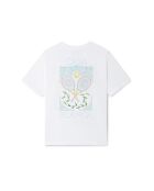 T-shirt da tennis bianca pastello