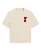 T-shirt beige con toppa Heart Friend