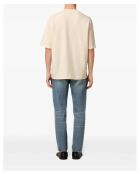 T-shirt beige con toppa Heart Friend