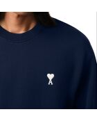 Sweat Ami De Coeur Bleu Marine