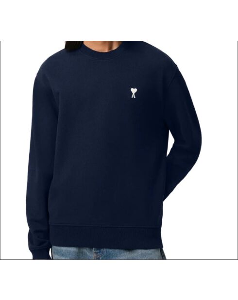Sweat Ami De Coeur Bleu Marine
