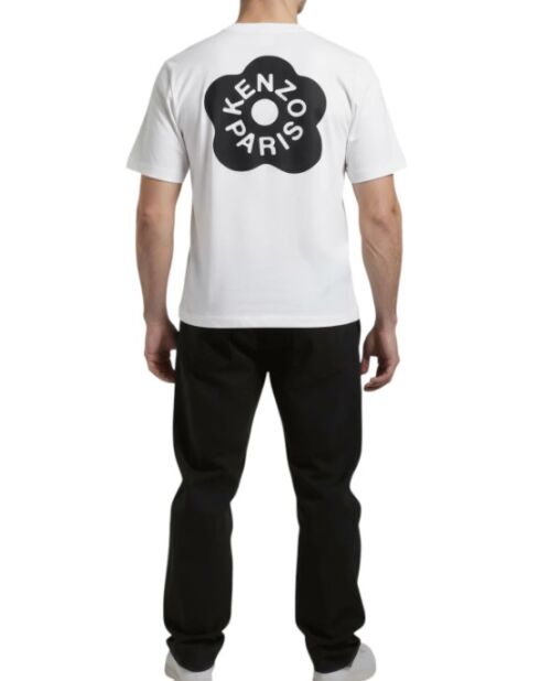 Le T-Shirt Flower Boke Blanc