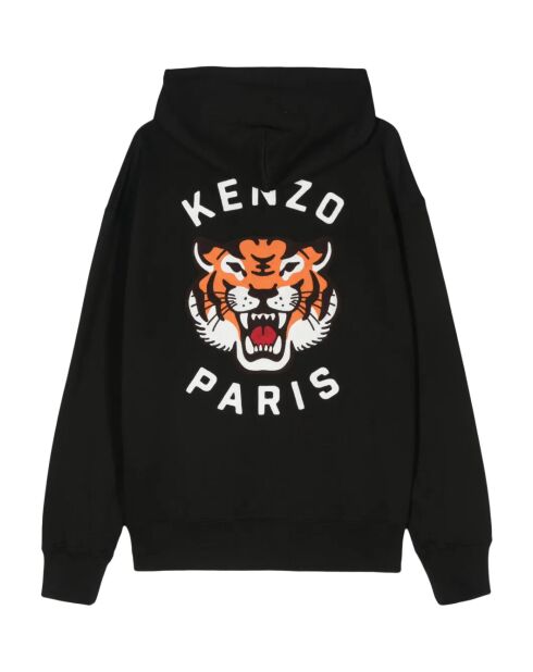 Le Hoodie Lucky Tiger Noir