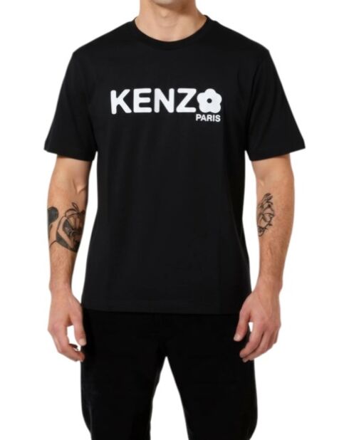 Le T-Shirt Flower Boke Noir