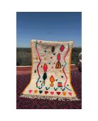 Tappeto berbero colorato - 195x127cm