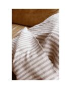 Nappa scozzese berbera a righe tortora - 300x200 cm