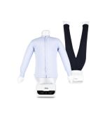 Maniquí de planchado Magic Pressing y funda blanca para pantalones