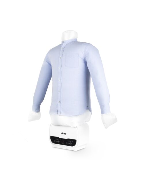 Maniquí de planchado Magic Pressing y funda blanca para pantalones